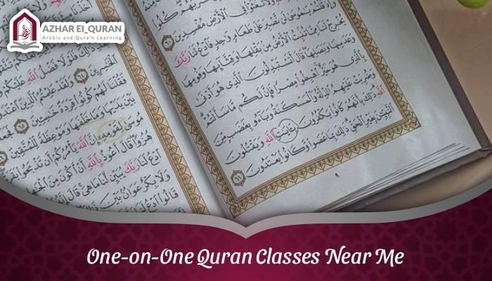 One-on-One Quran Classes Near Me